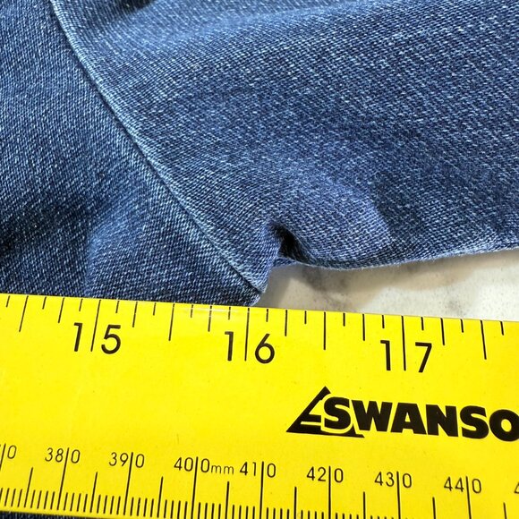 NWOT Wrangler Girls Large Denim Dress Western Pearl Snap Embroidered Cowgirl - Picture 10 of 12